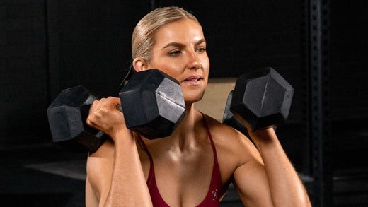 women performing incline curl