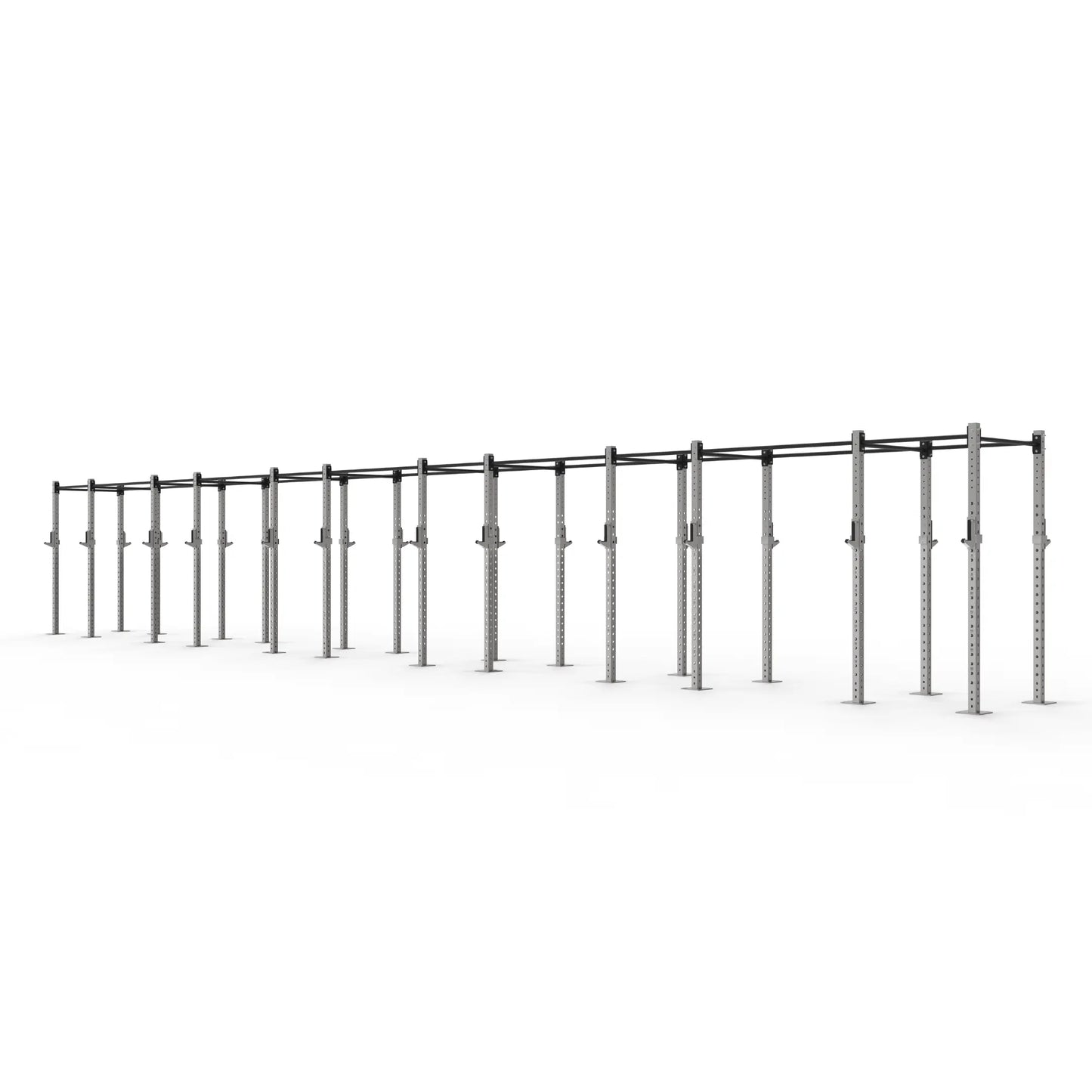 Stainless Steel Freestanding Gym Rig with 12 Squat Bays