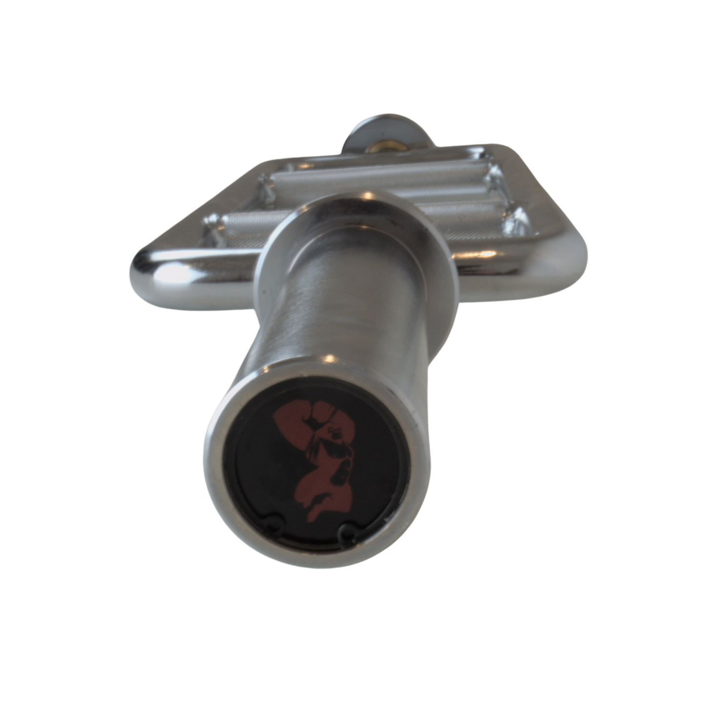 Photo of Tricep bar from the end on white background