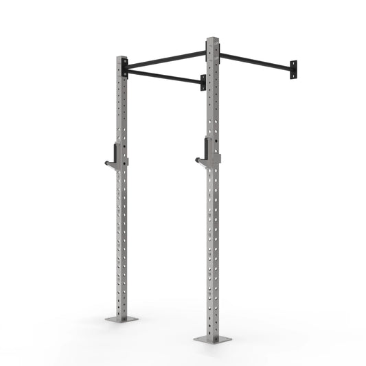 Stainless Steel One Bay Wall Mounted Gym Rig.