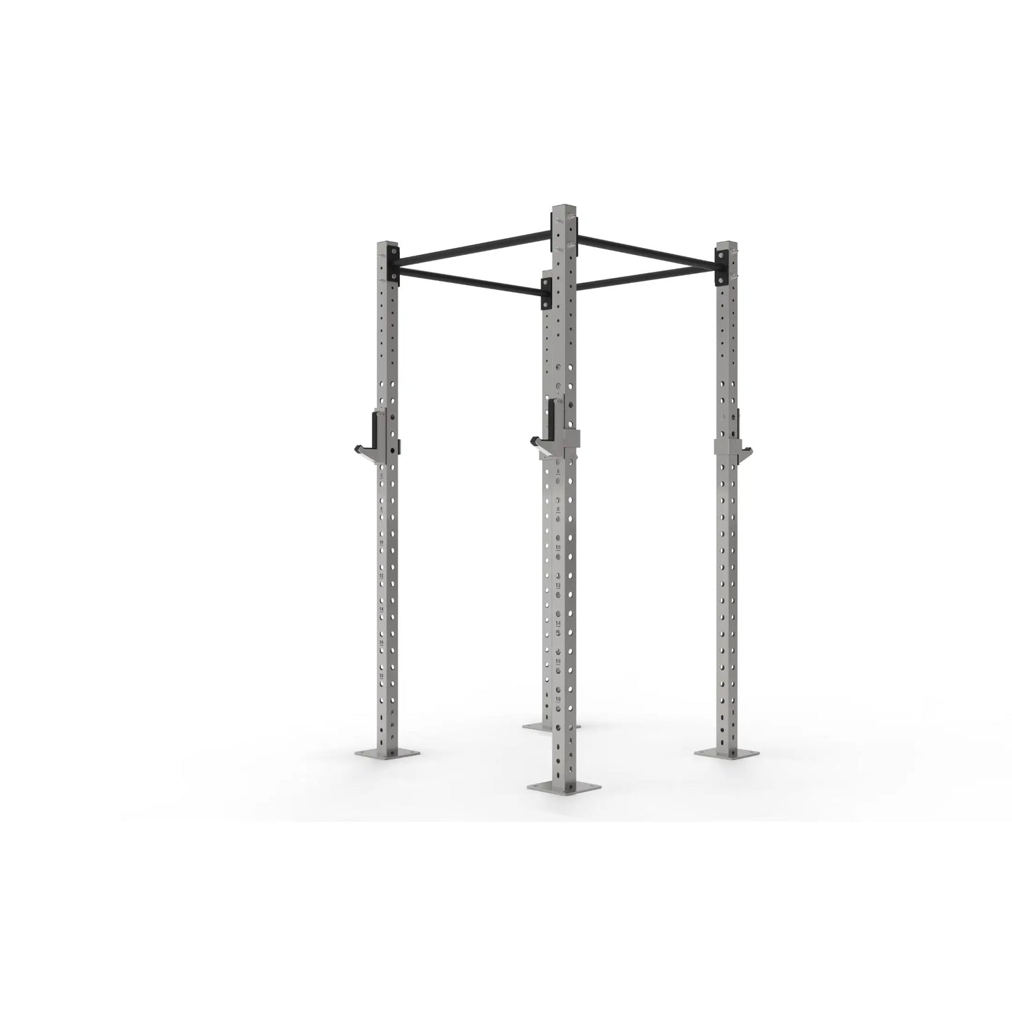 2 bay freestanding stainless steel gym rig.