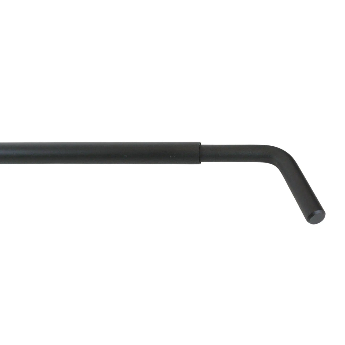 Close up of safety bar or rig/rack on white background