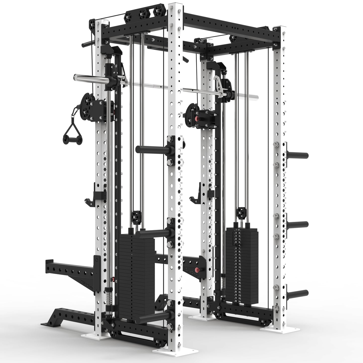 PRO Smith Rack with Cables - 2 x 120kg Stacks