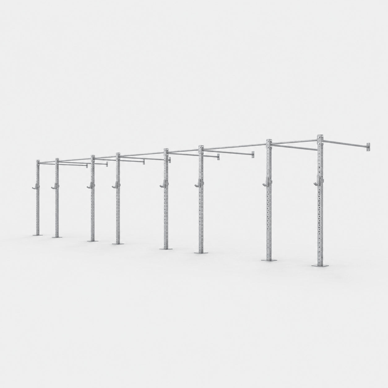 Outdoor Wall Mounted Gym Rigs - Galvanised