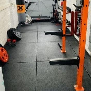11mm Gym Floor Mats 100cm x 100cm Sprung Pro