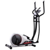 Magnetic Elliptical Trainer with Pulse Measurement-Black & White-SuperStrong Fitness