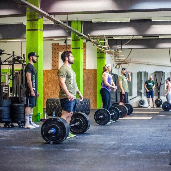 43mm Rubber Gym Flooring 100cm x 100cm Sprung Pro