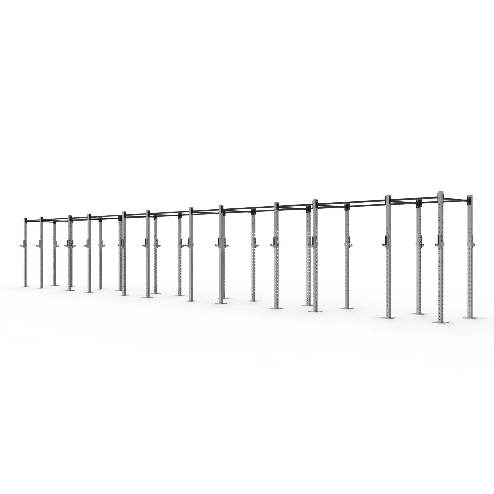 Stainless Steel Freestanding Gym Rig with 12 Squat Bays