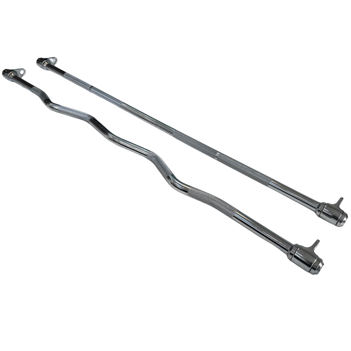 Straight & EZ Bar Dual Cable Pulley Attachments