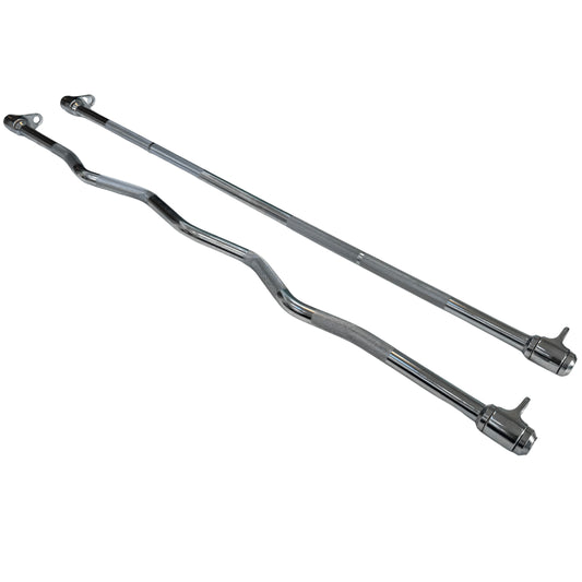 Straight & EZ Bar Dual Cable Pulley Attachments