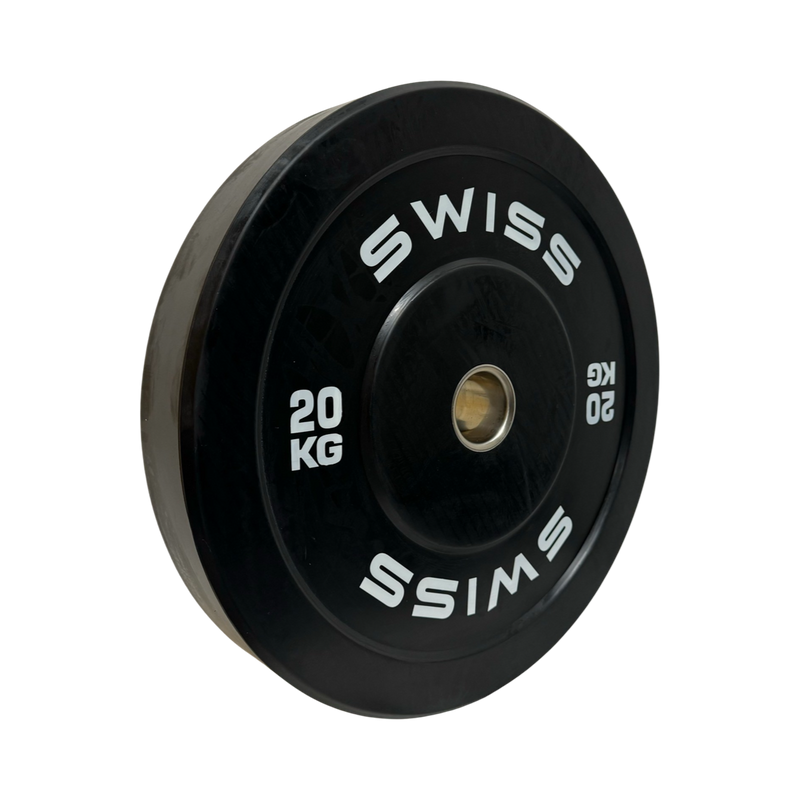 Black Bumper Plates - Swiss