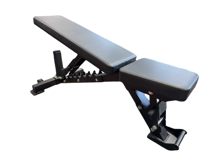 heavy duty steel adjustable weight bench