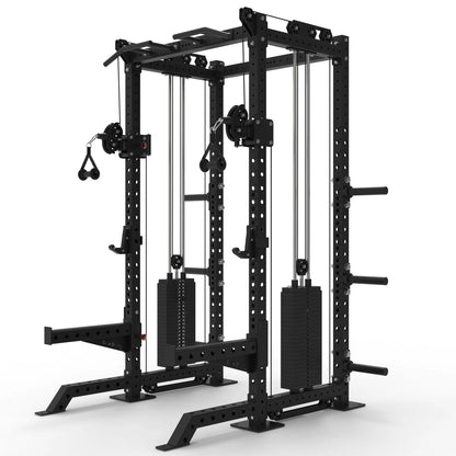 PRO Half Rack with Cables - 2 x 120kg Stacks