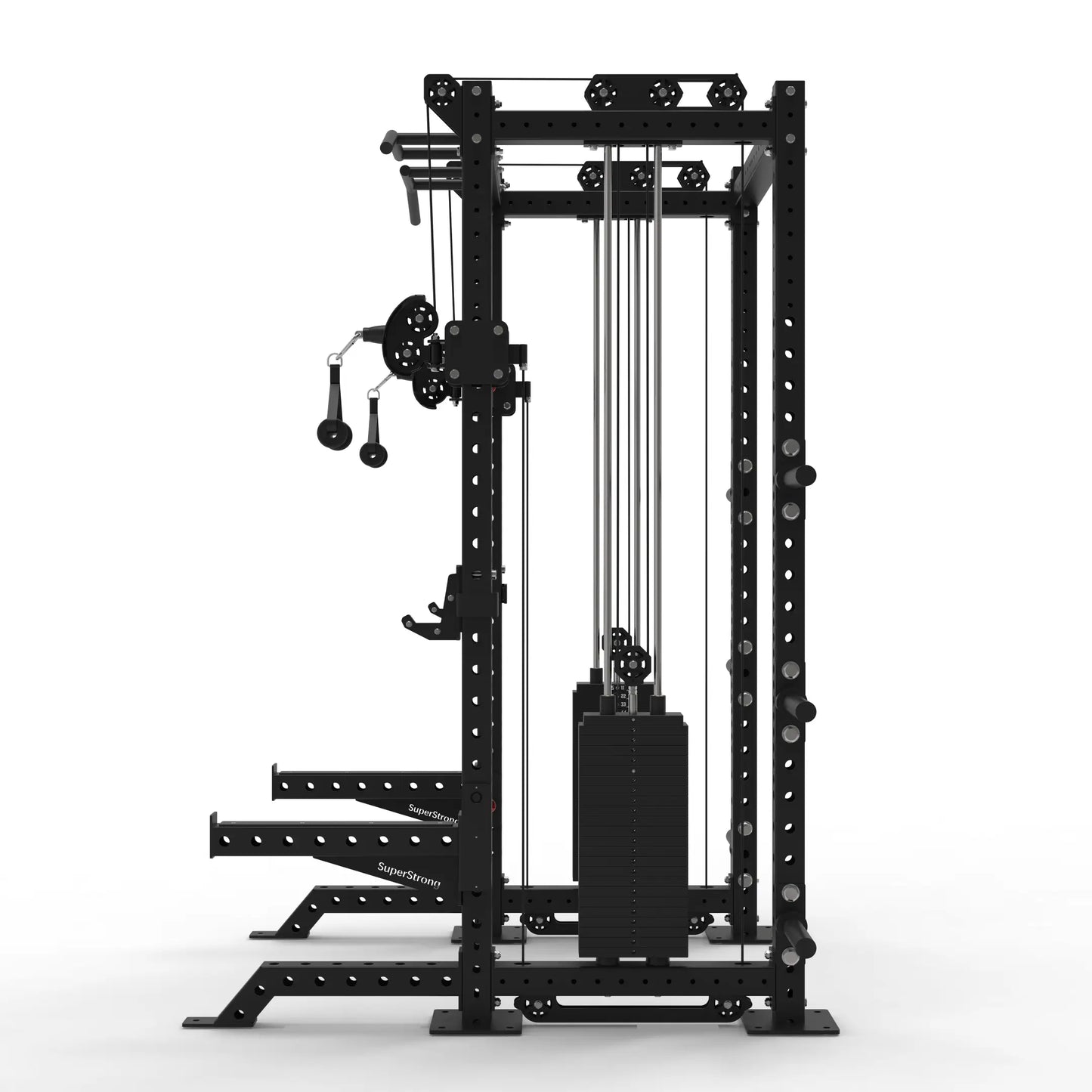 PRO Half Rack with Cables - 2 x 120kg Stacks