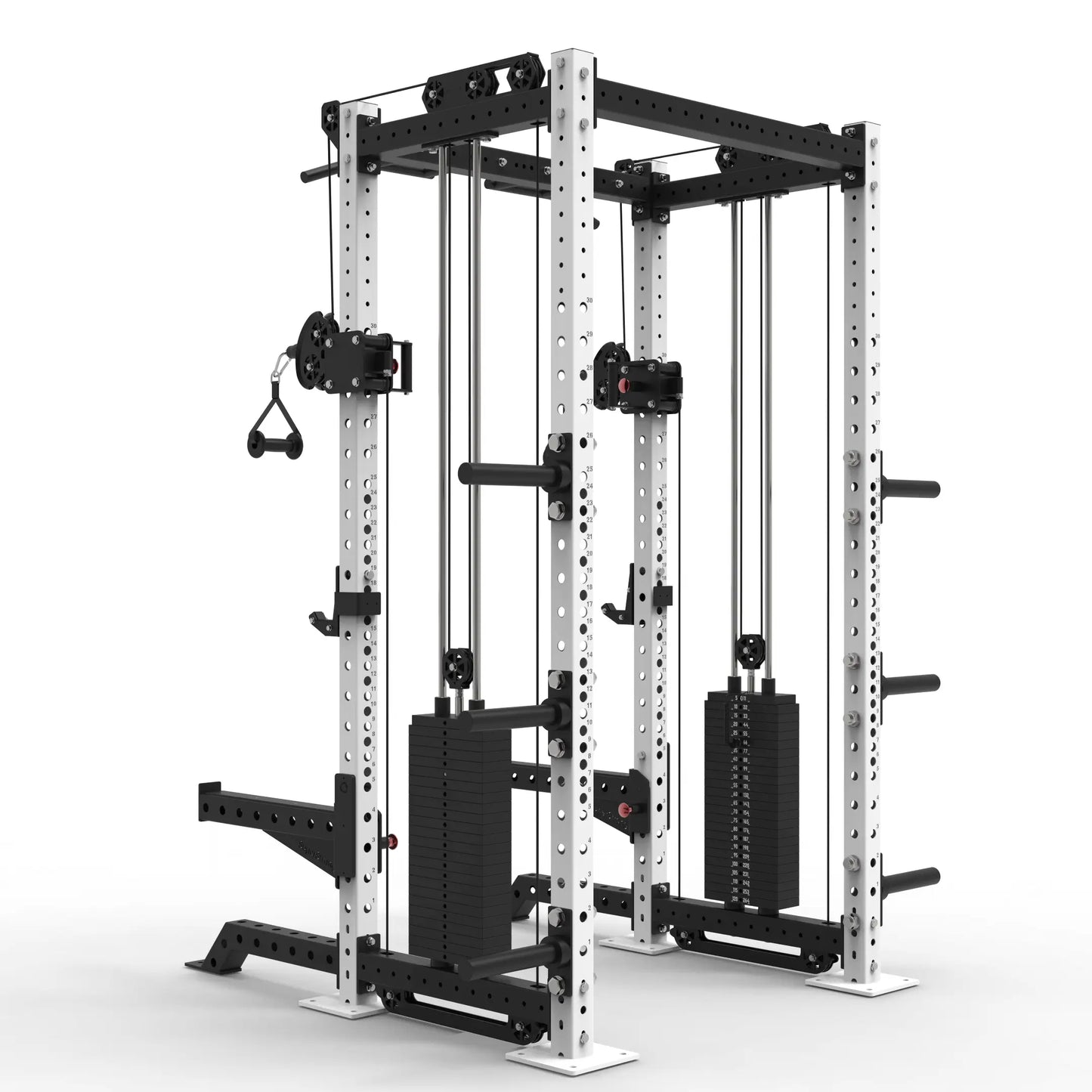 PRO Half Rack with Cables - 2 x 120kg Stacks