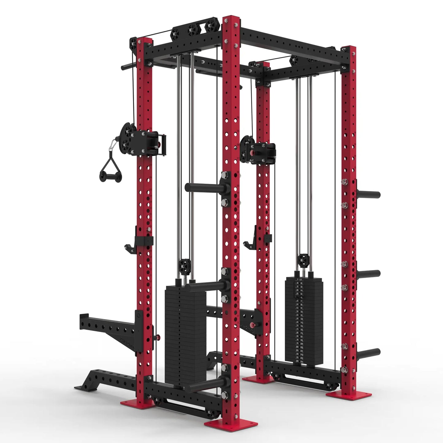 PRO Half Rack with Cables - 2 x 120kg Stacks