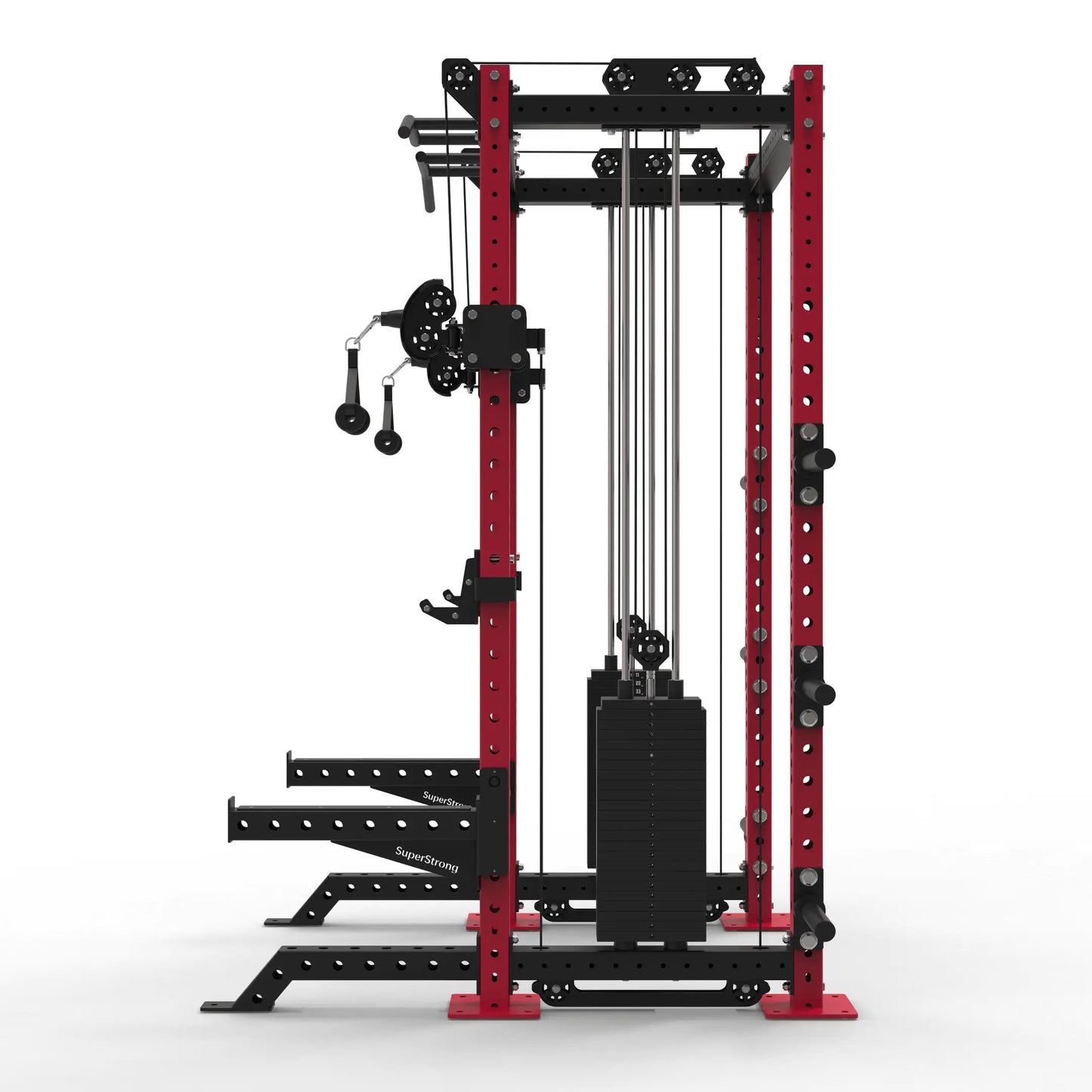 PRO Half Rack with Cables - 2 x 120kg Stacks