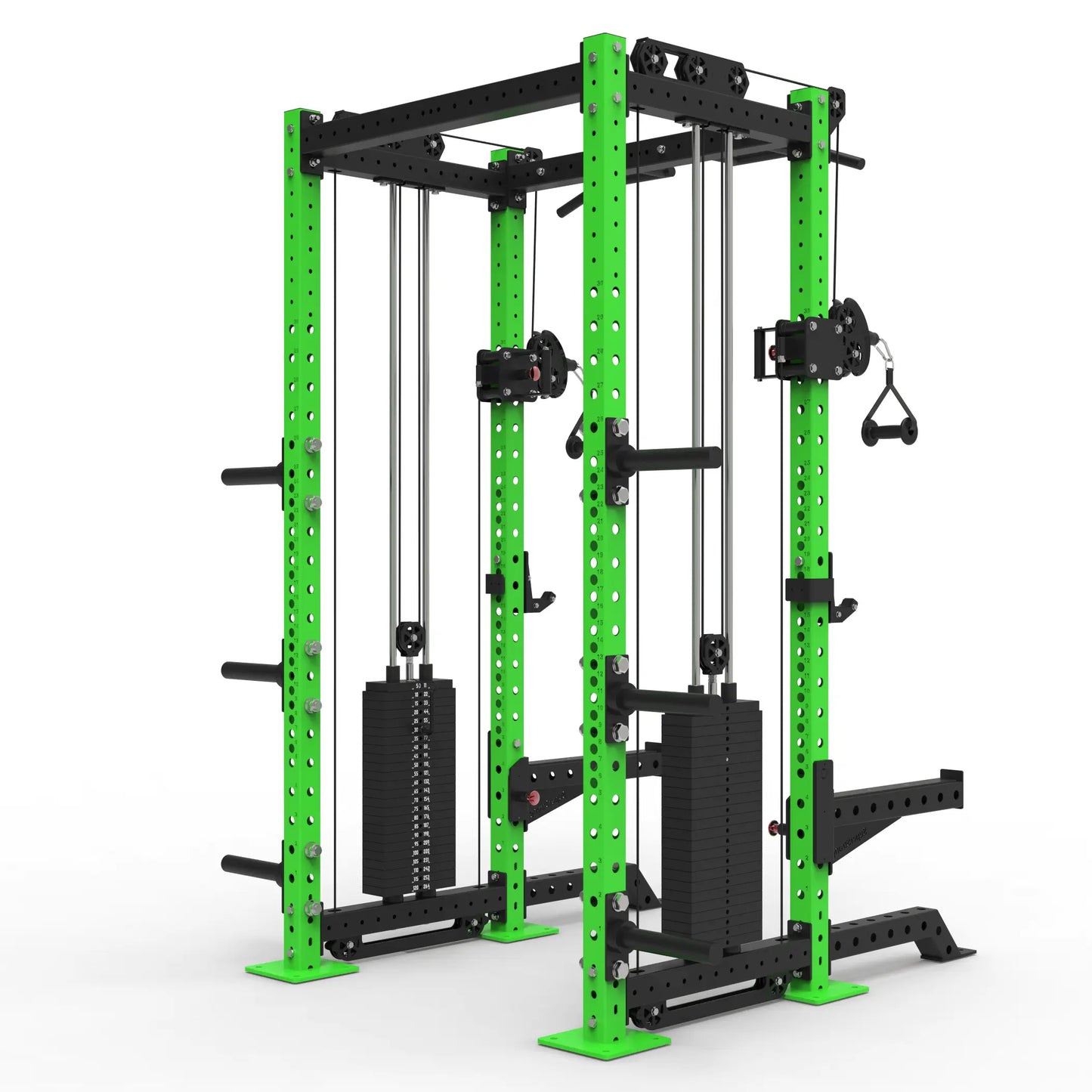 PRO Half Rack with Cables - 2 x 120kg Stacks