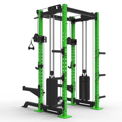 PRO Half Rack with Cables - 2 x 120kg Stacks