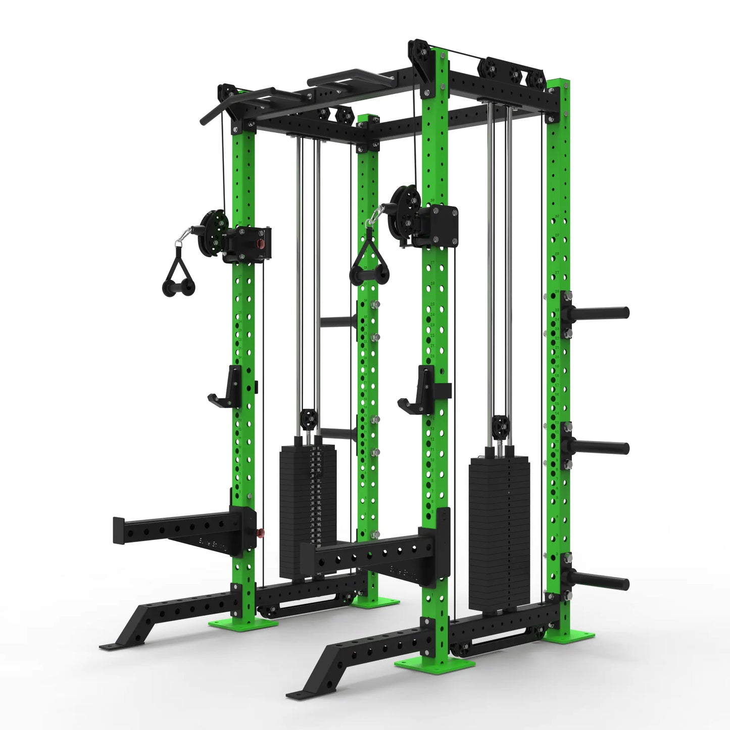 PRO Half Rack with Cables - 2 x 120kg Stacks