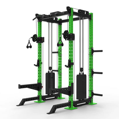 PRO Half Rack with Cables - 2 x 120kg Stacks