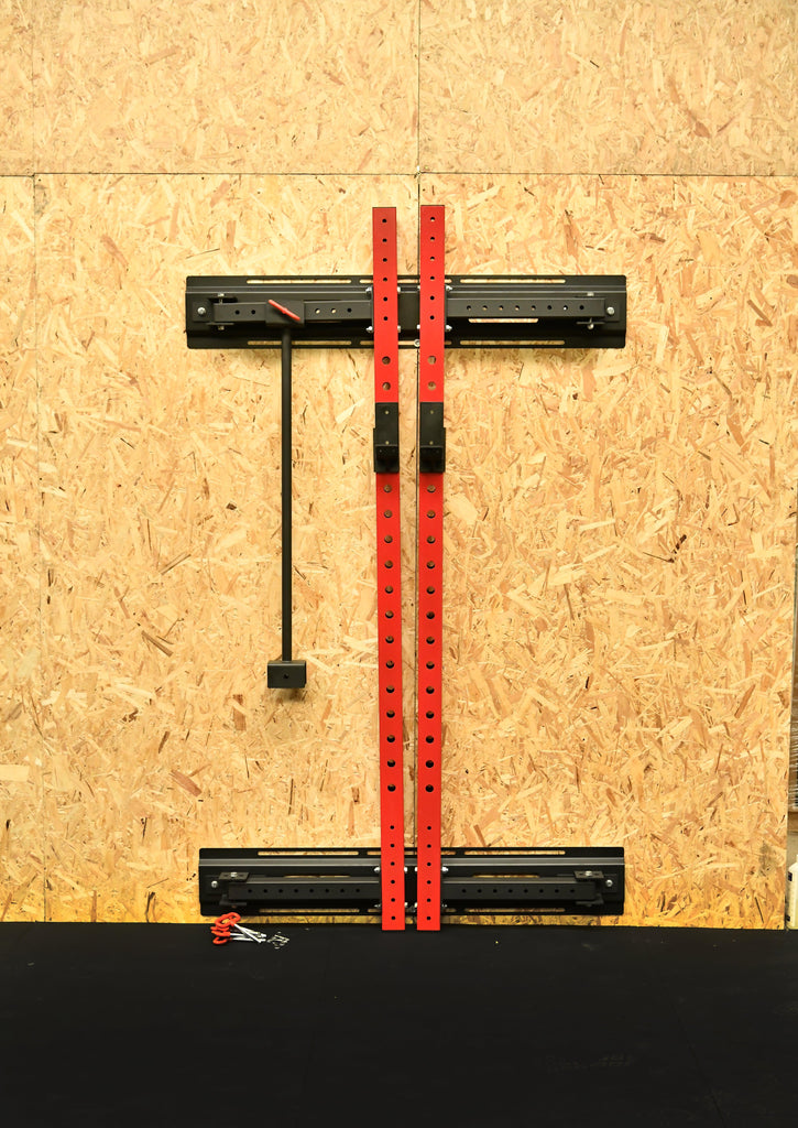 Foldable Squat Rack with Pull Up Bar