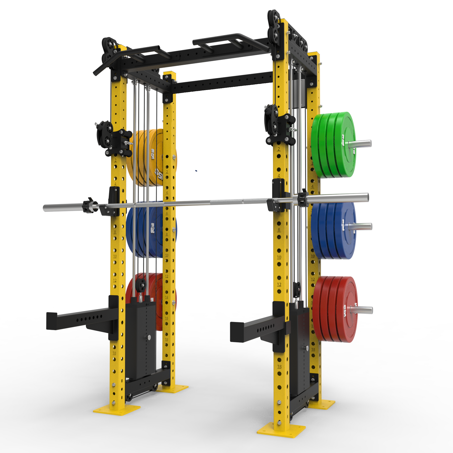 PRO Cable Half Rack | 2 x 120kg Stacks | Commercial Equipment