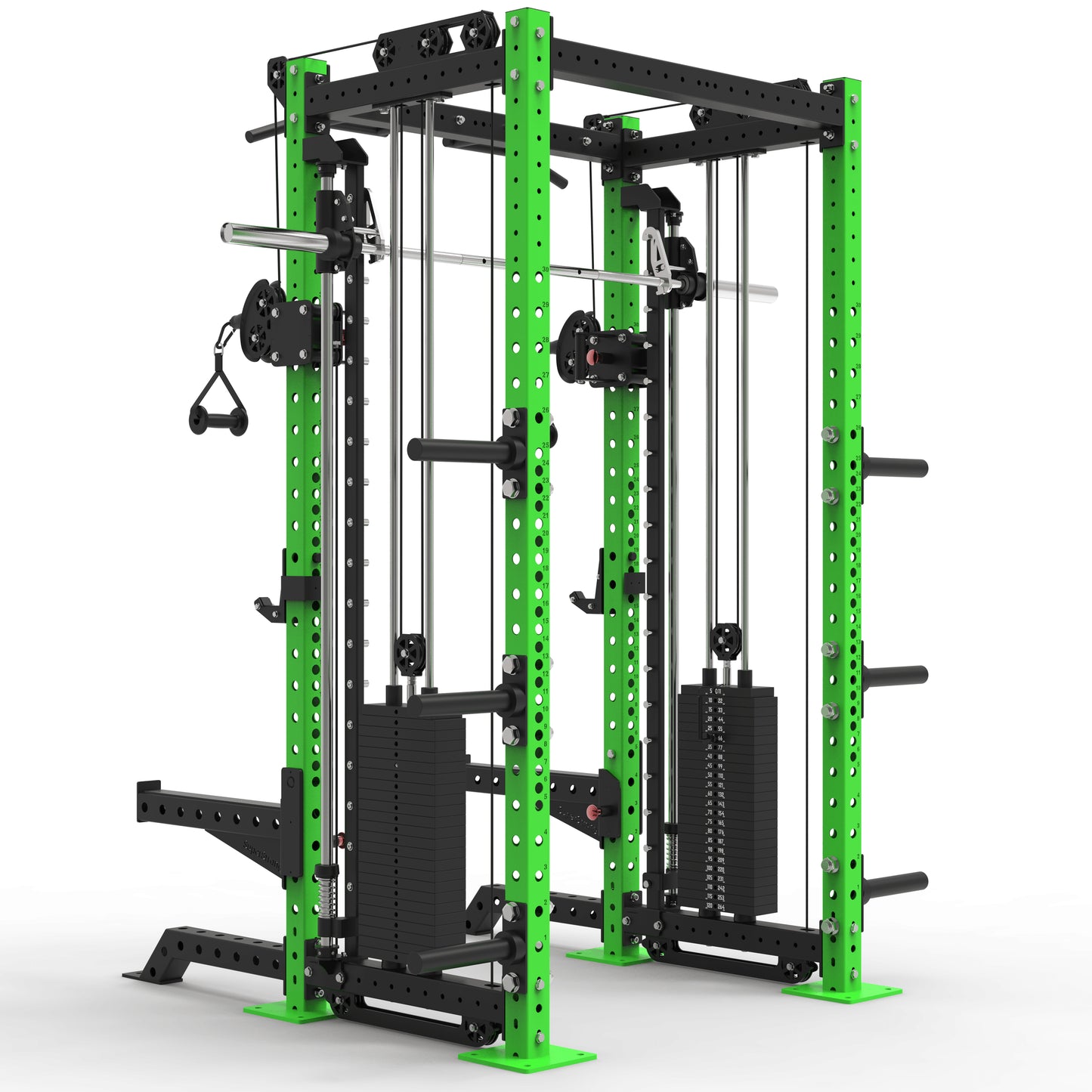 PRO Smith Rack with Cables - 2 x 120kg Stacks