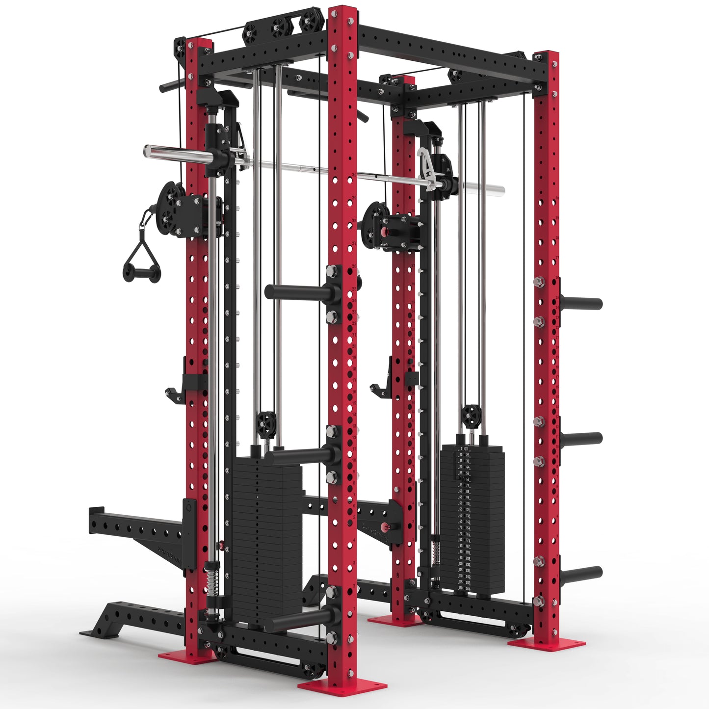 PRO Smith Rack with Cables - 2 x 120kg Stacks