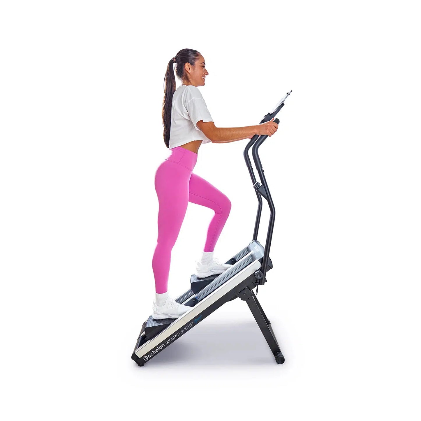 Image of women on echelon stair climber