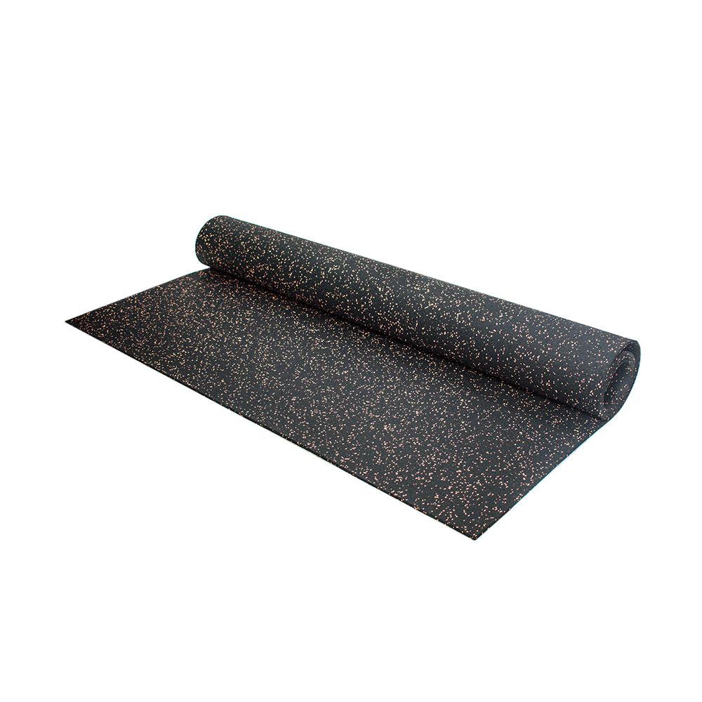 Rubber Gym Flooring Roll with Coloured Flecks