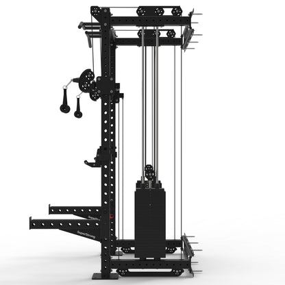 PRO Wall Mounted Rack with Cables - 2 x 120kg Stacks