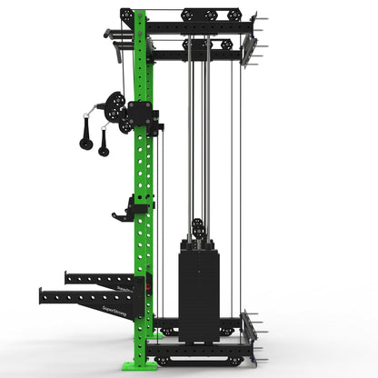 PRO Wall Mounted Rack with Cables - 2 x 120kg Stacks
