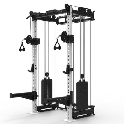 PRO Wall Mounted Rack with Cables - 2 x 120kg Stacks