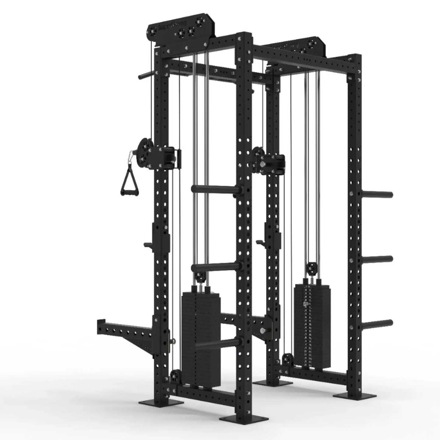 PRO Half Rack with Cables - 2 x 120kg Stacks