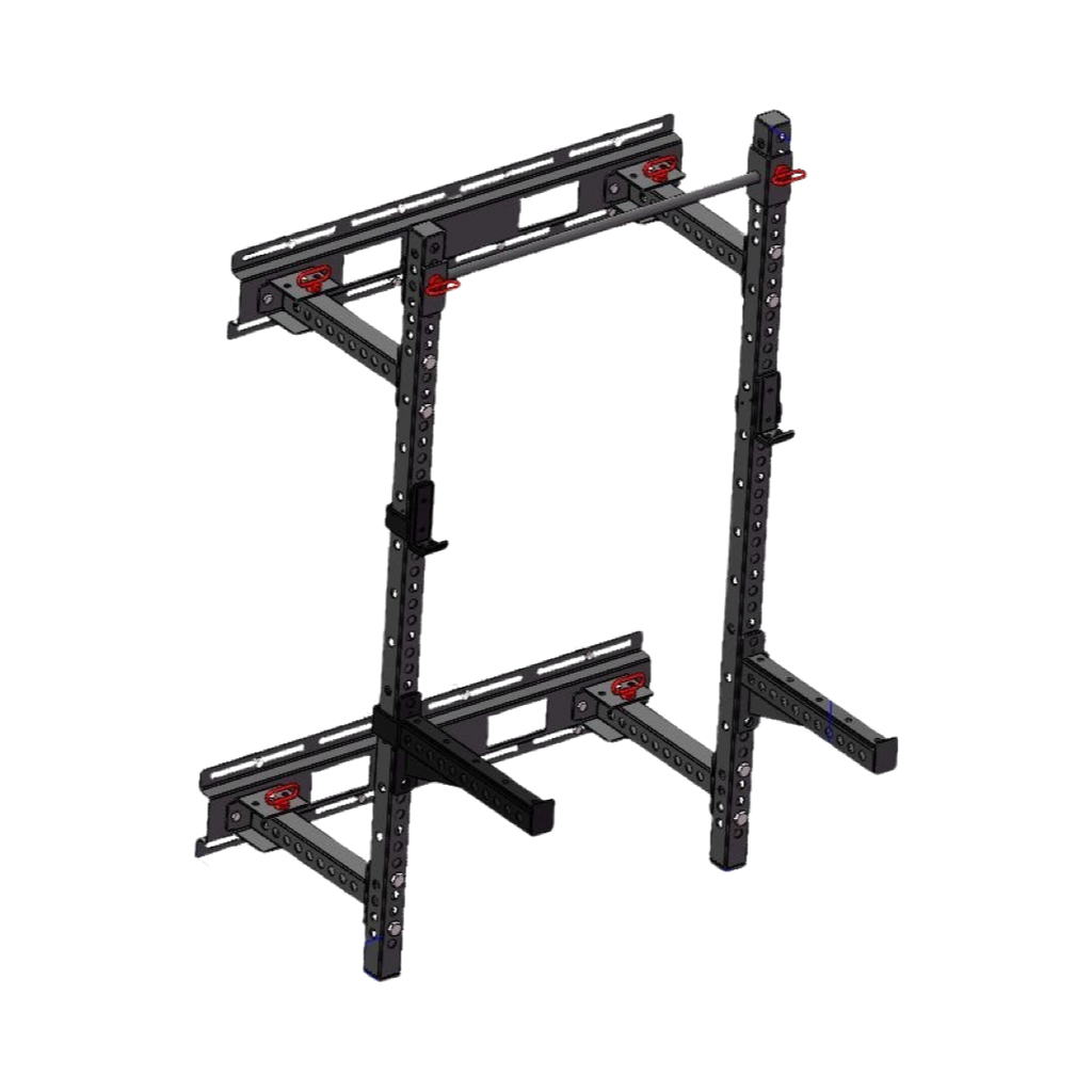 Foldable Squat Rack with Pull Up Bar