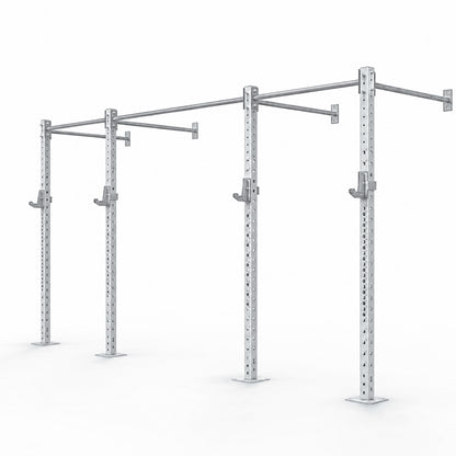 Outdoor Wall Mounted Gym Rigs - Galvanised