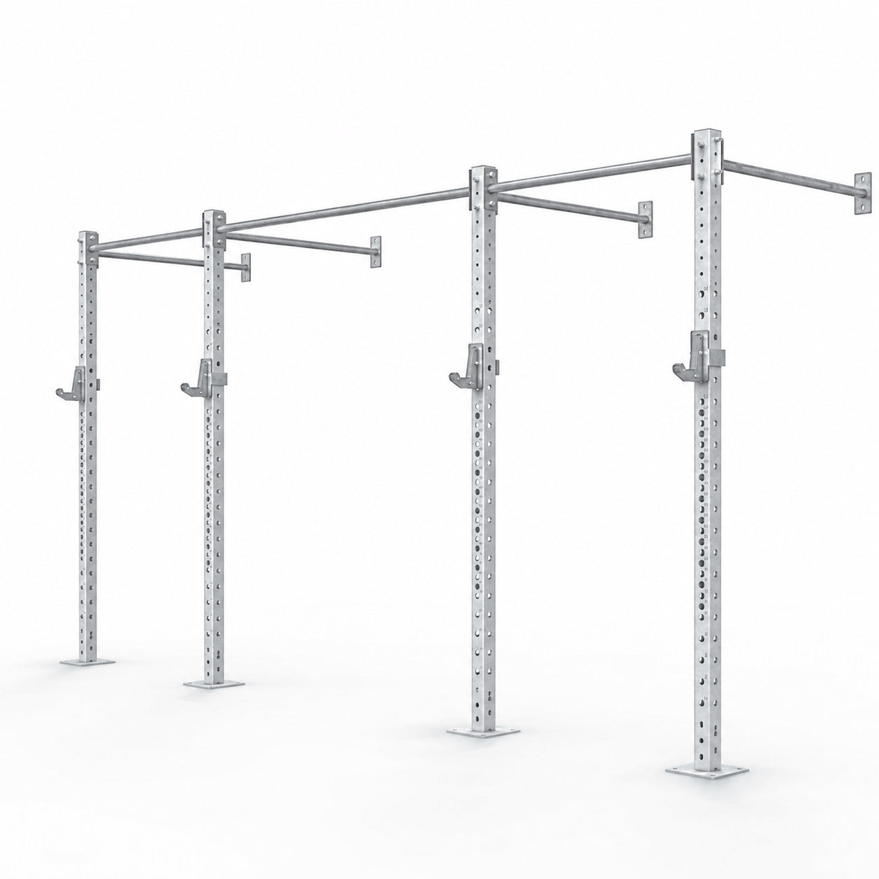 Outdoor Wall Mounted Gym Rigs - Galvanised
