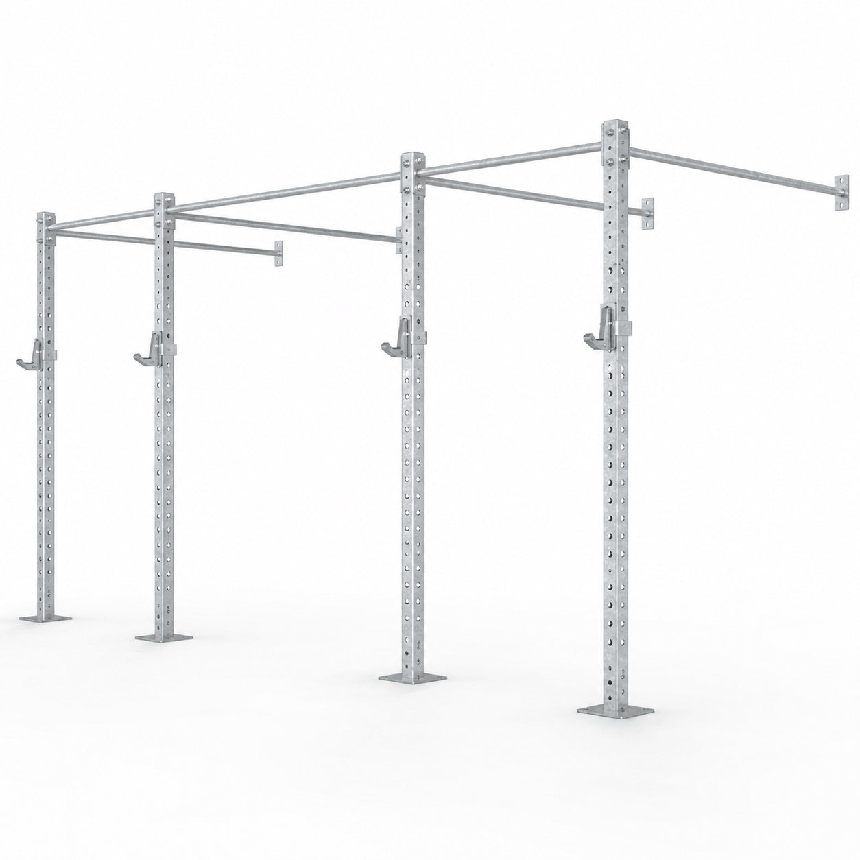Outdoor Wall Mounted Gym Rigs - Galvanised