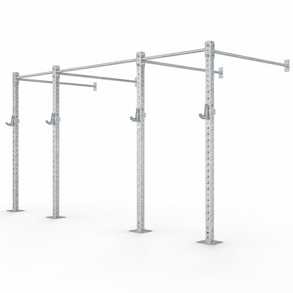 Outdoor Wall Mounted Gym Rigs - Galvanised