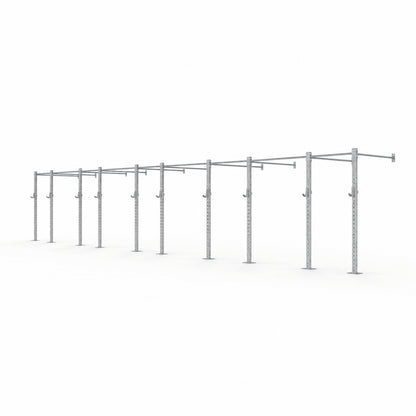 Outdoor Wall Mounted Gym Rigs - Galvanised