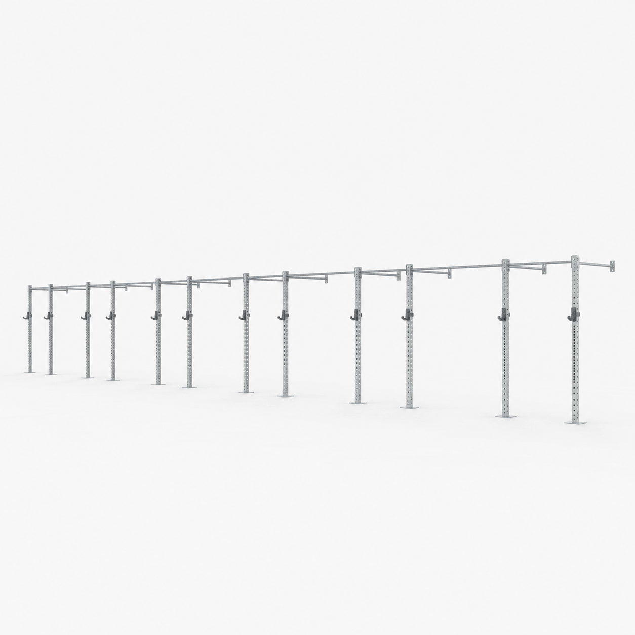 Outdoor Wall Mounted Gym Rigs - Galvanised