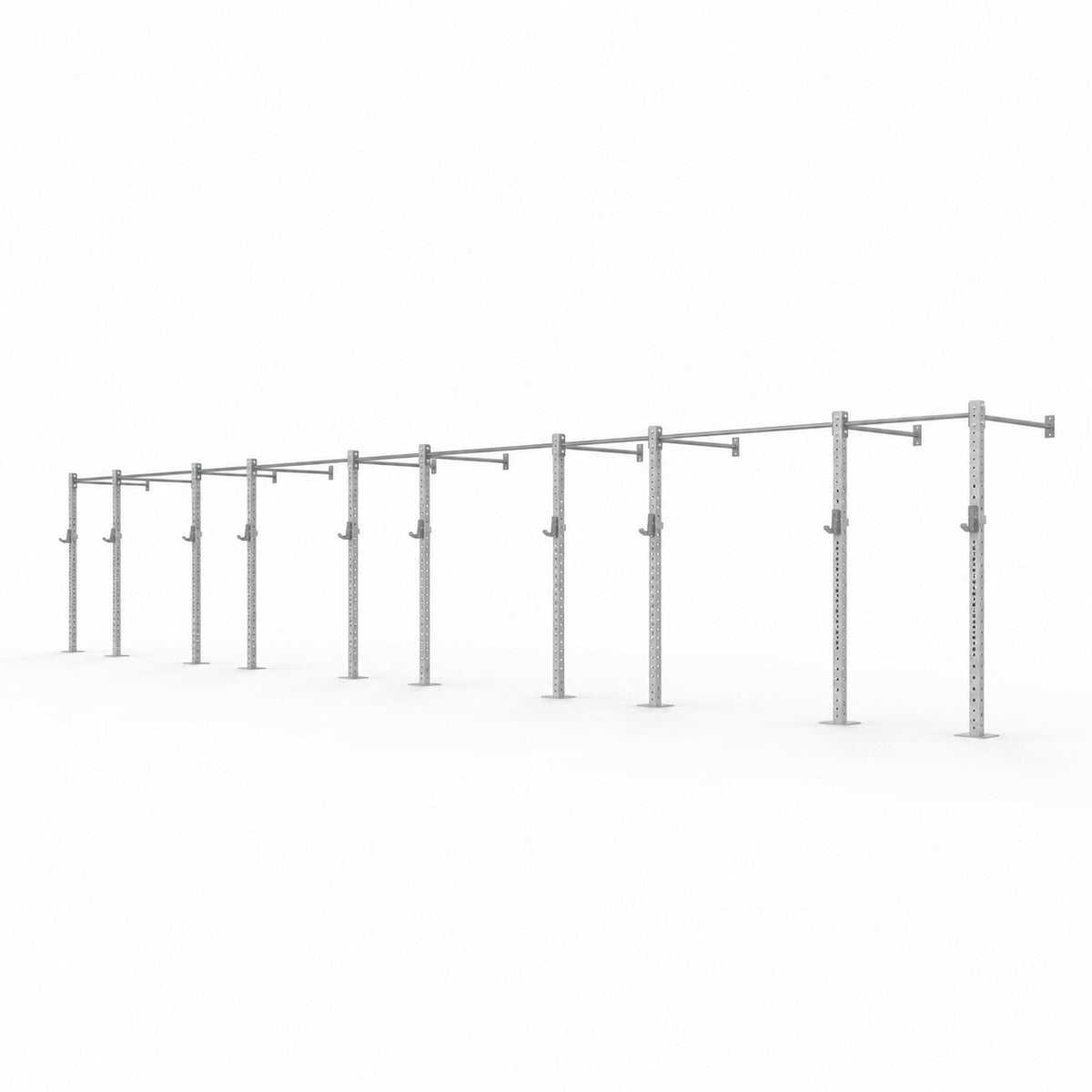 Wall Training Rig Outdoor Wall Mounted Gym Rigs - Galvanised