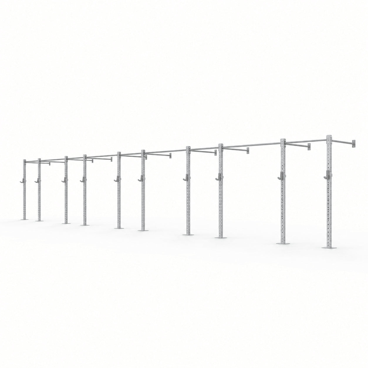Outdoor Wall Mounted Gym Rigs - Galvanised