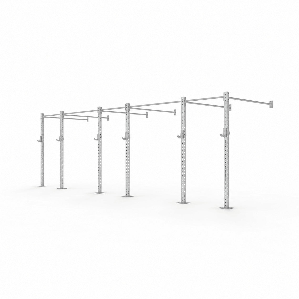 Outdoor Wall Mounted Gym Rigs - Galvanised