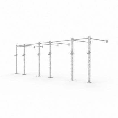 Outdoor Wall Mounted Gym Rigs - Galvanised