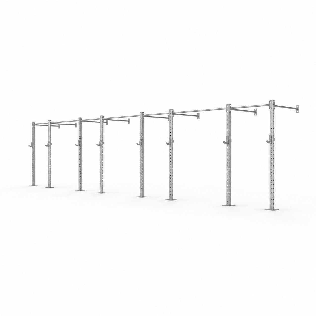 Outdoor Wall Mounted Gym Rigs - Galvanised