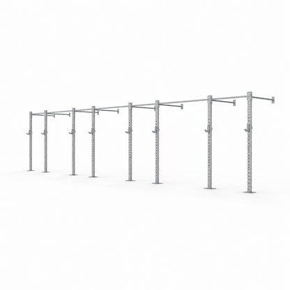 Outdoor Wall Mounted Gym Rigs - Galvanised