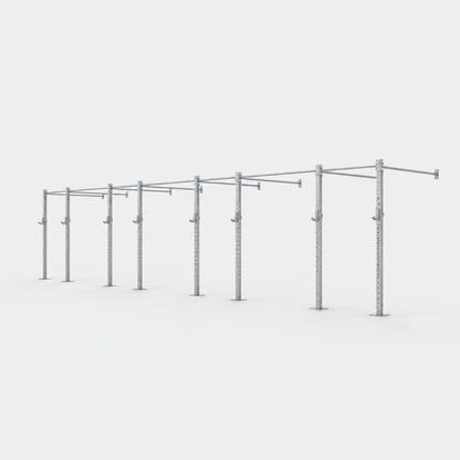 Outdoor Wall Mounted Gym Rigs - Galvanised