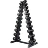 1kg-10kg Hex Dumbbell Set with Rack (10 Pairs)-SuperStrong Fitness